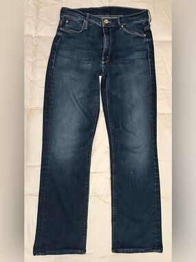 MOTHER the mid rise dazzler ankle  Jeans on the edge wash